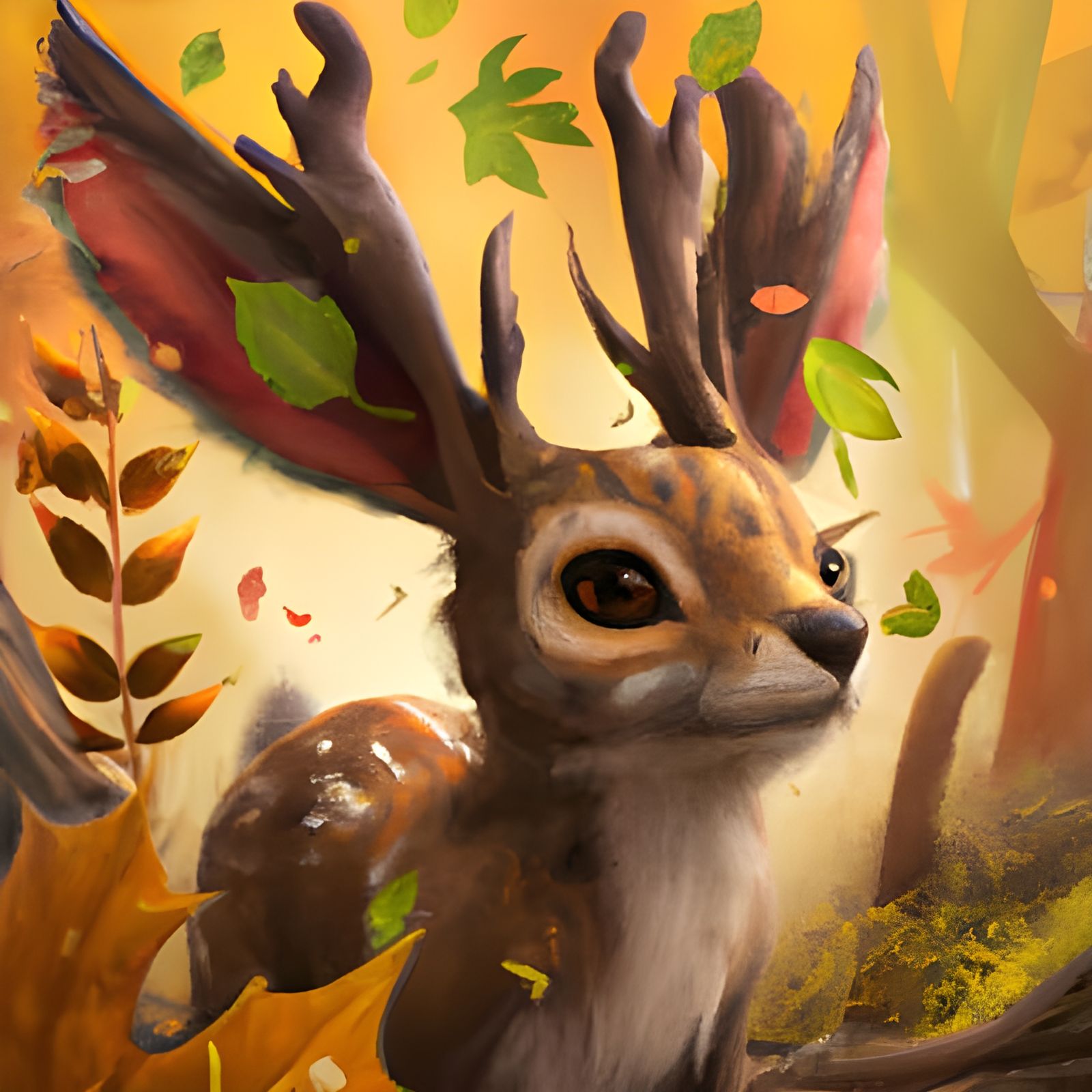 Autumn Jackalope undefined