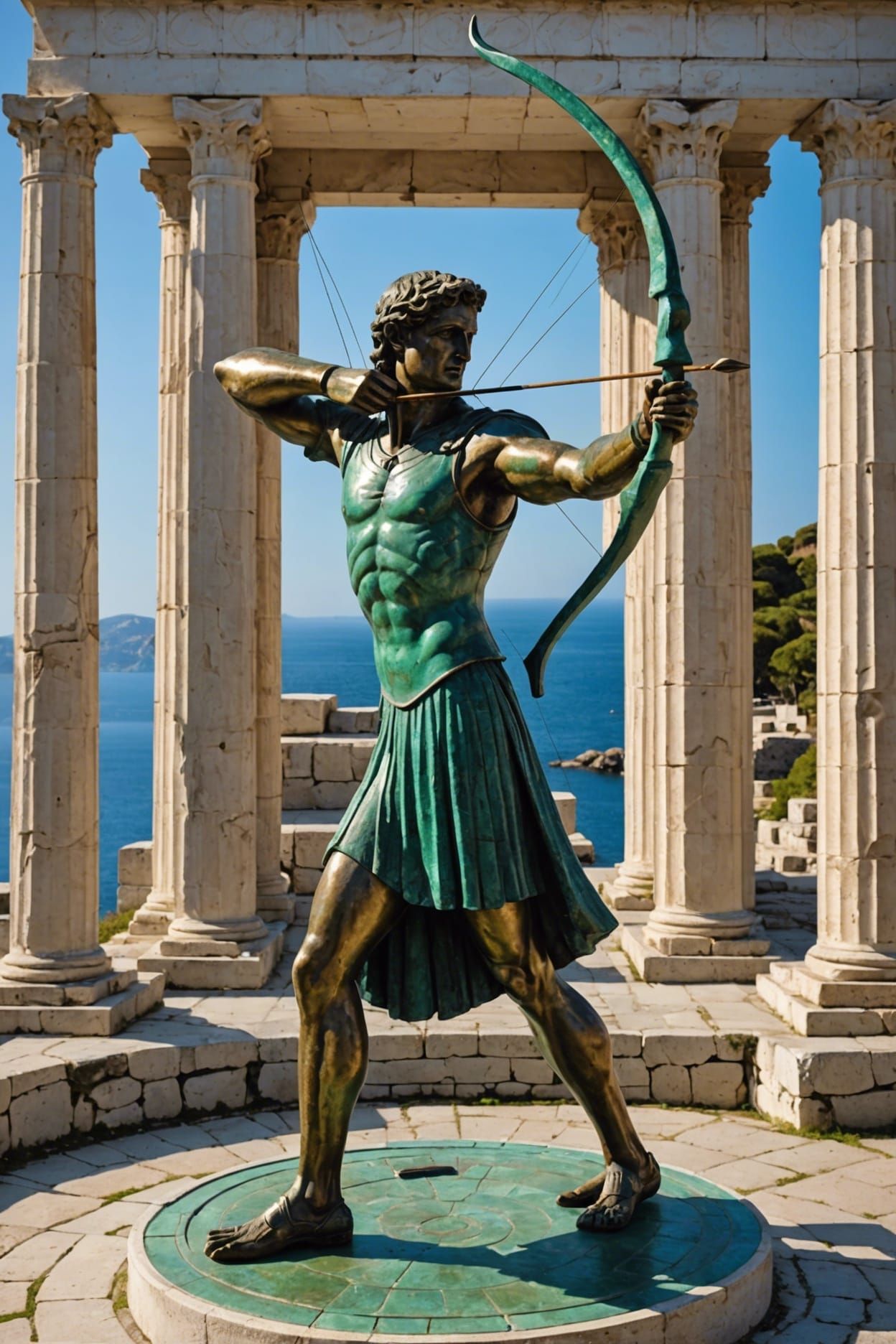 Greek archer - AI Generated Artwork - NightCafe Creator