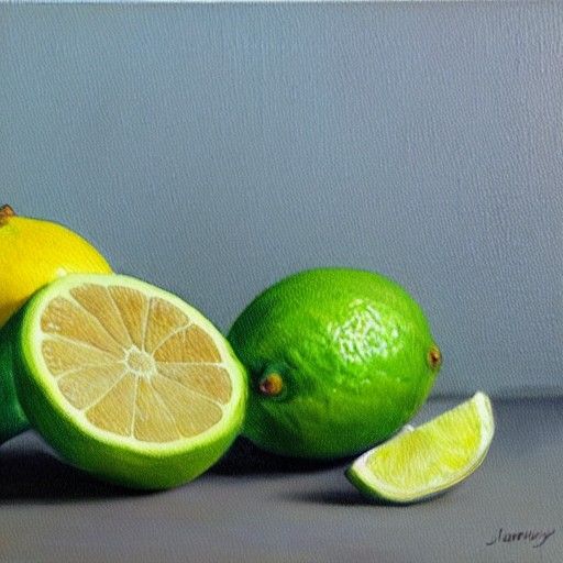 Limes and lemons AI Generated Artwork NightCafe Creator