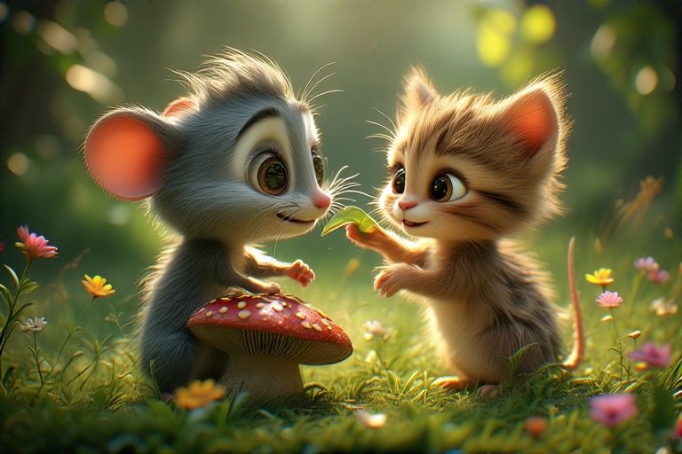 Mannie and Matilda in the Forest!