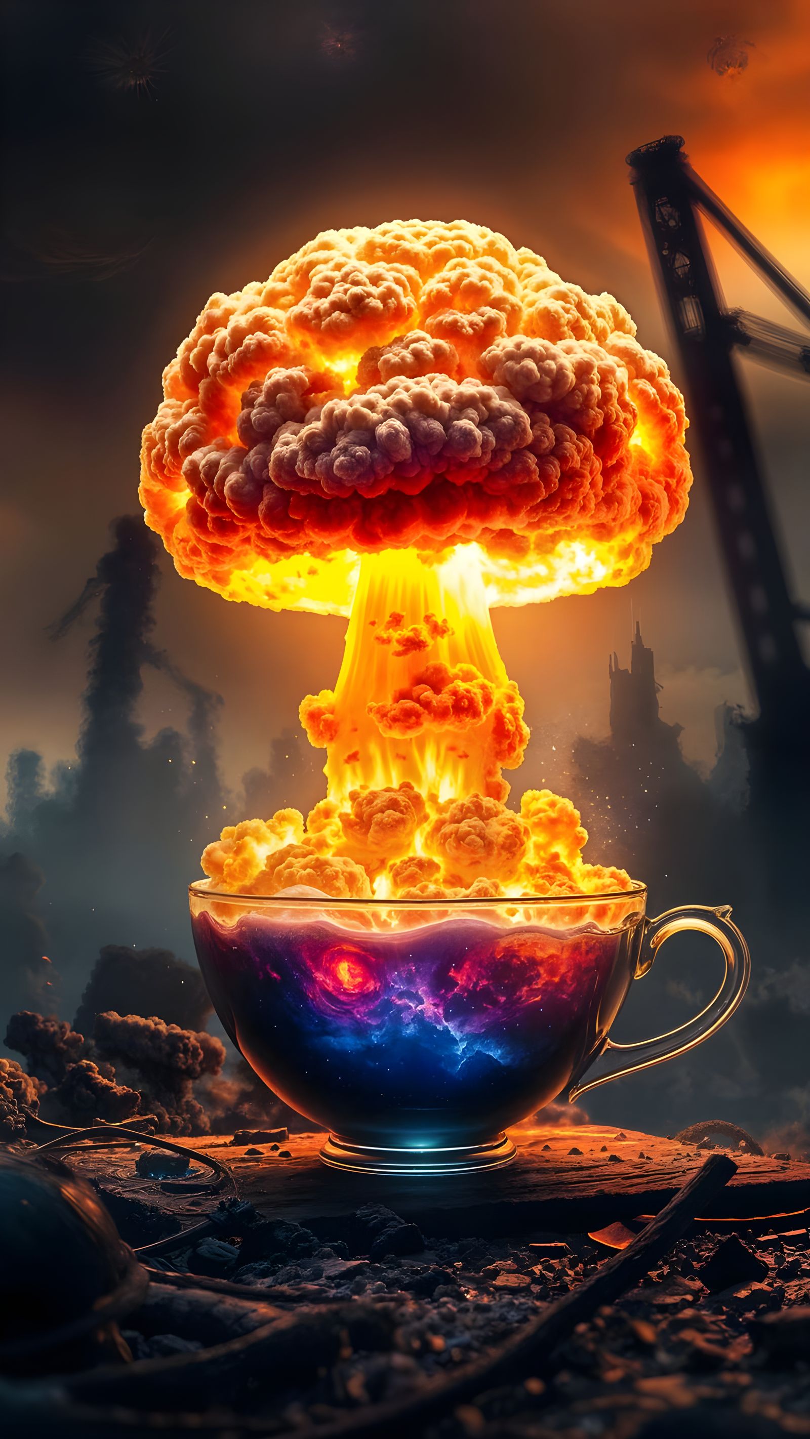 Now that’s one HOT cup of tea!!  by @Adam Brown