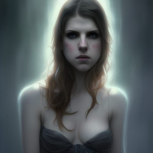 Anna Kendrick, ghost, bikini, ghostly, gothic
