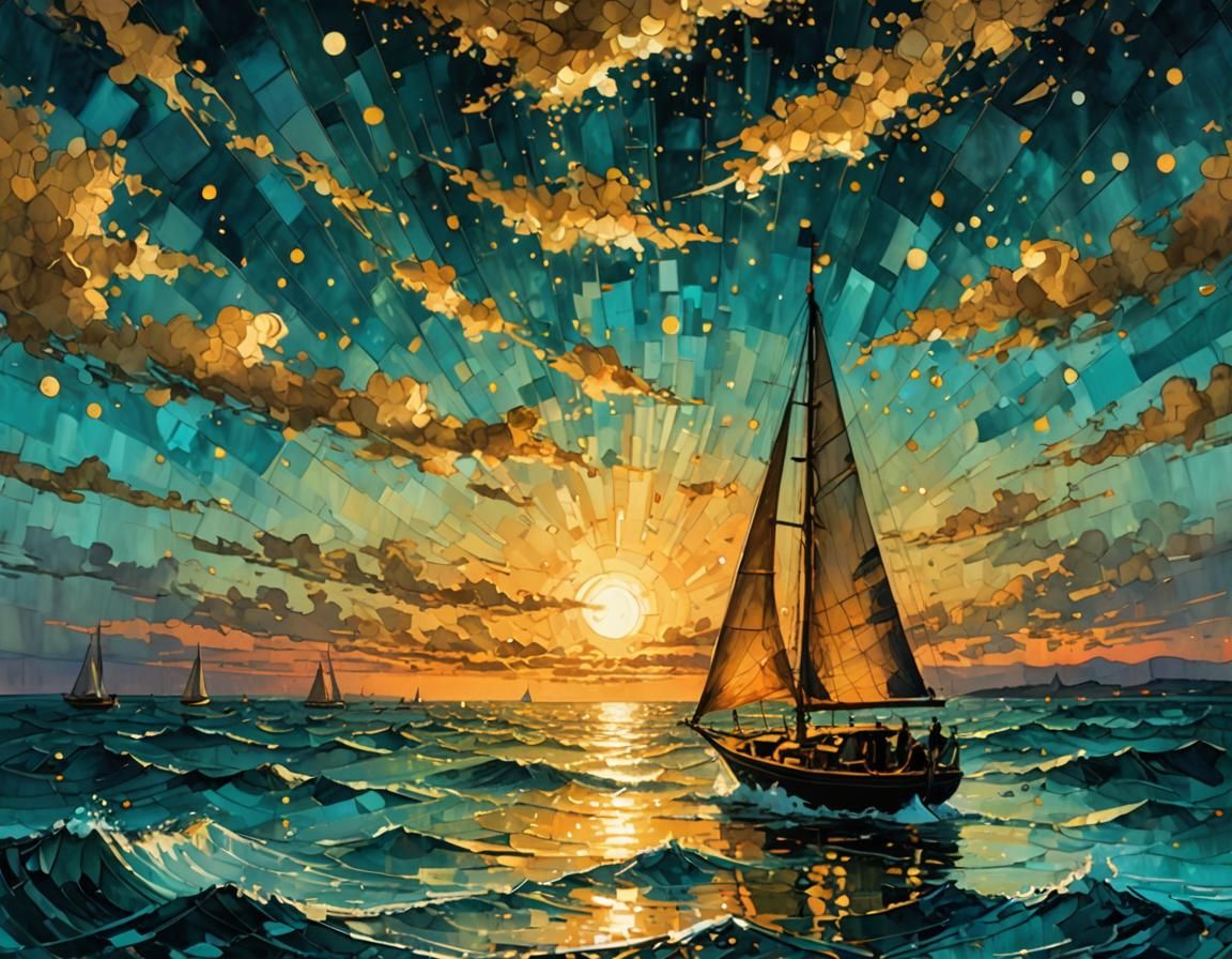 Sunset Regatta  by @Hidalgo