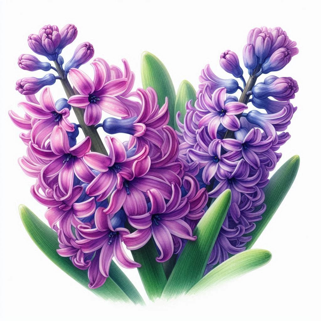 Purple hyacinth - Guilt, regret, deep love & care (see picture beside it)