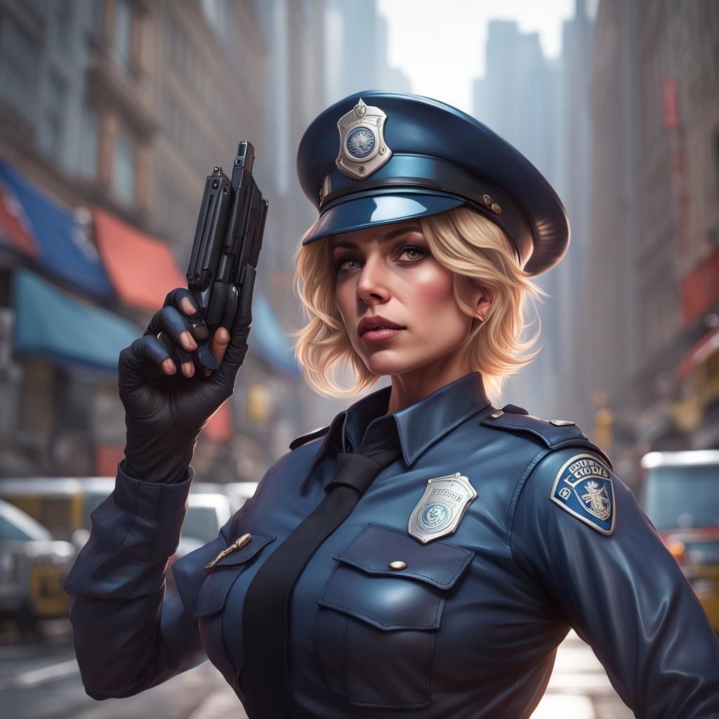 Police Women - AI Generated Artwork - NightCafe Creator