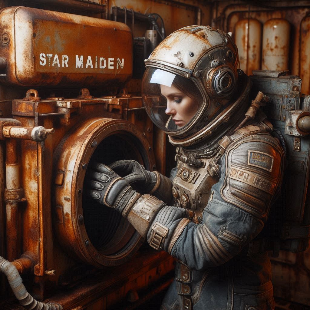 Checking the airlock (3)