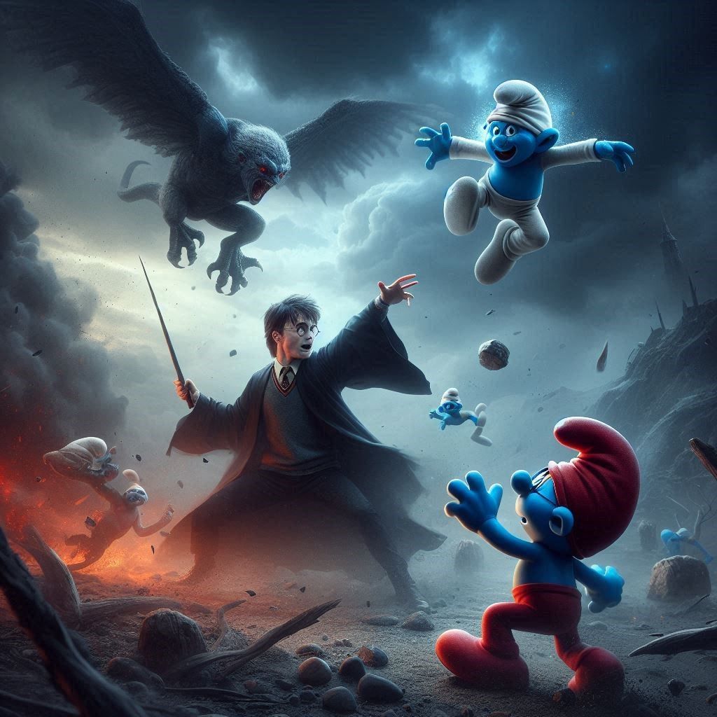 With the help of smurfs