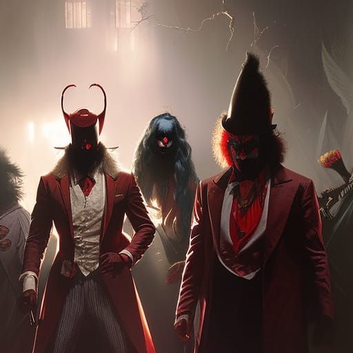 Maniacal clowns and circus demons