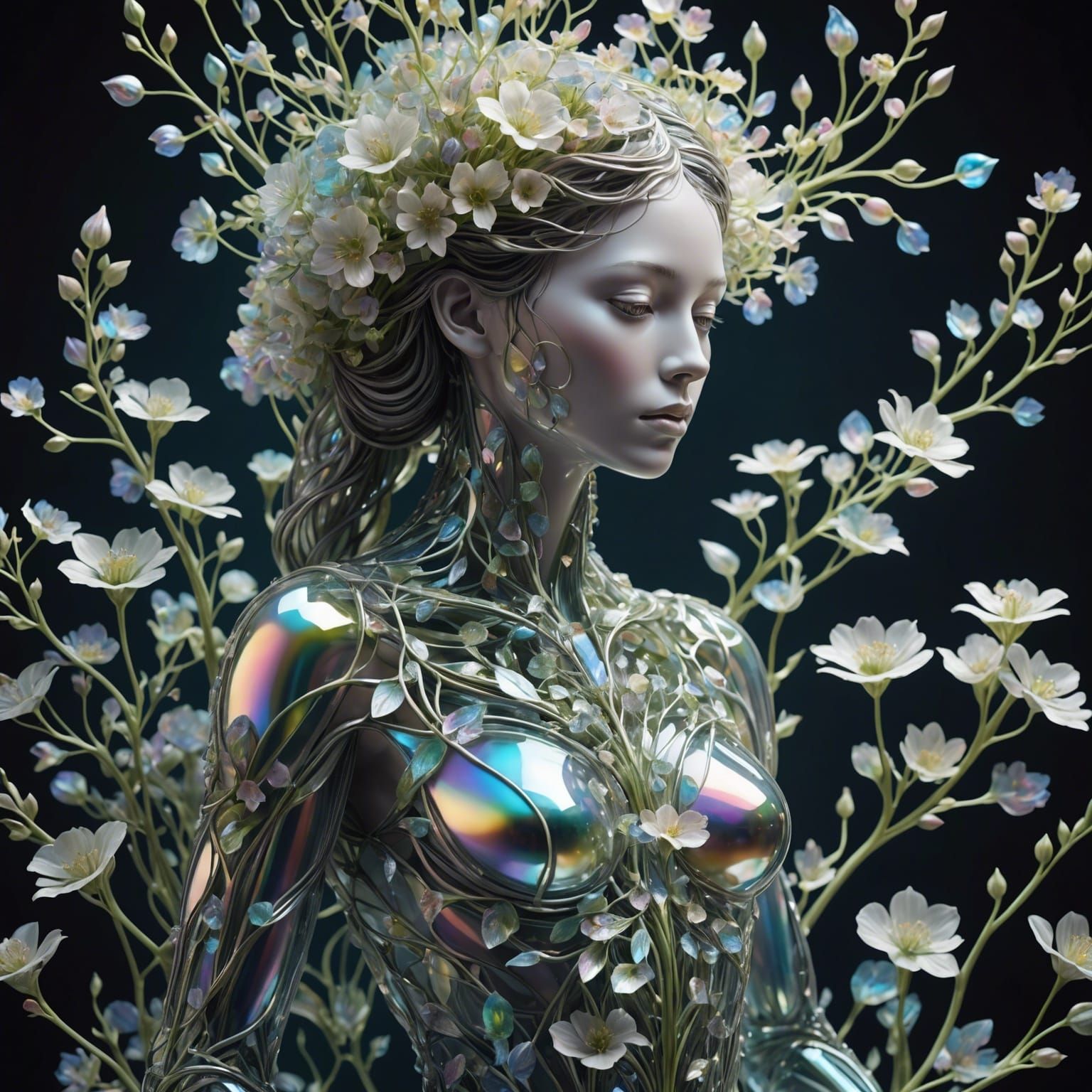 Translucent woman   by @Opslilla