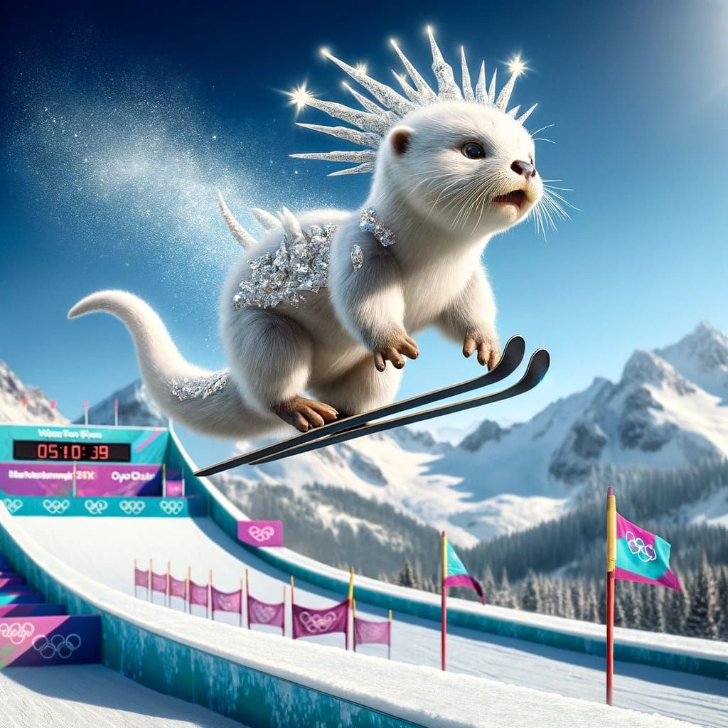 baby otter dragon hybrid winter sport