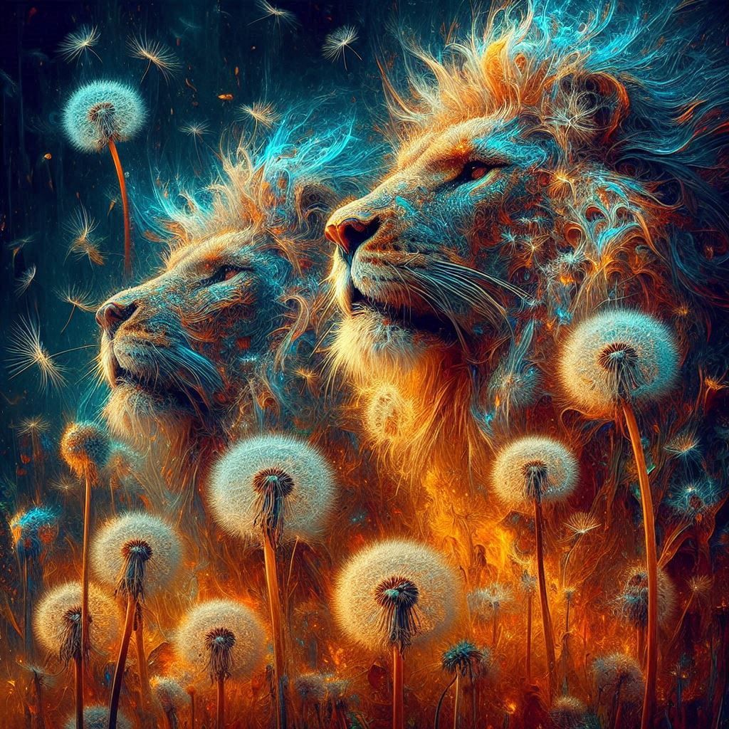 Dandelion Lion