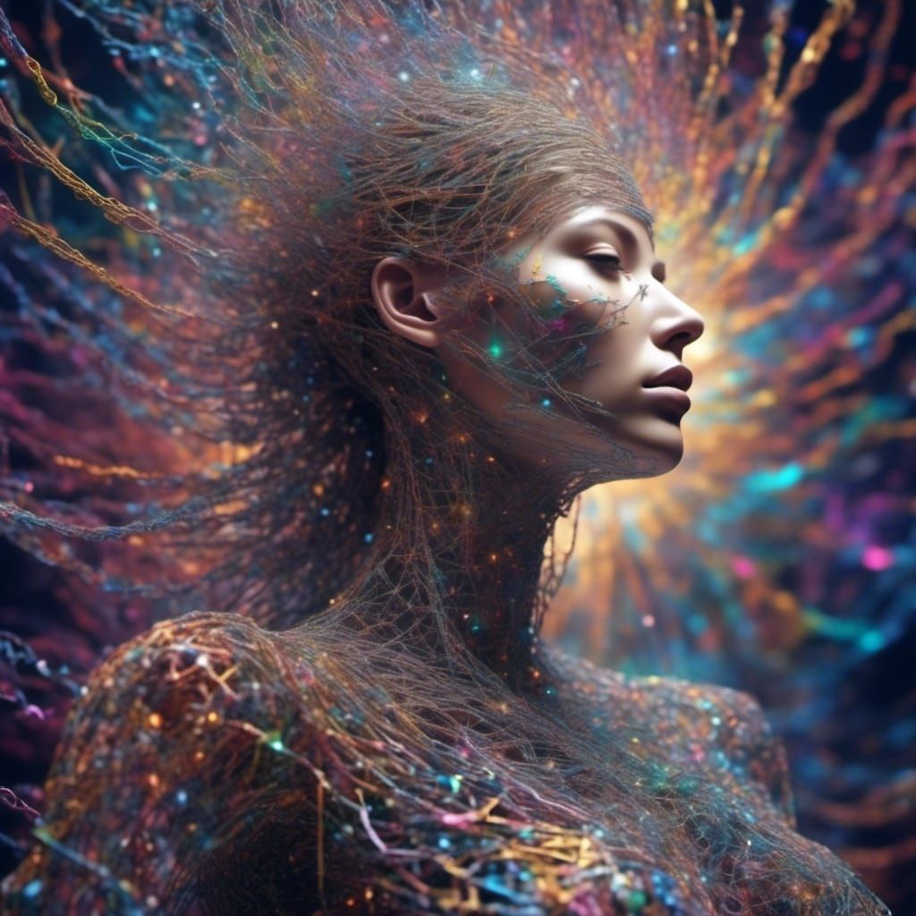 Woman <lora:Filament:1.0>