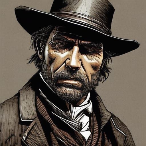 Arthur Morgan (rdr2) - AI Generated Artwork - NightCafe Creator