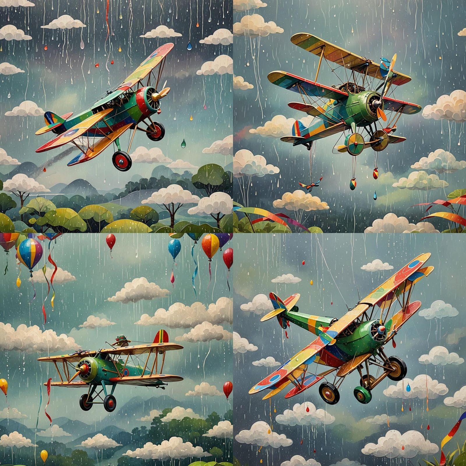 flying about the sky