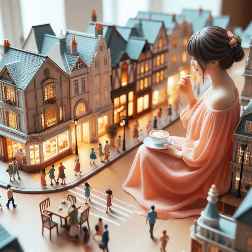 Miniature world cafe
