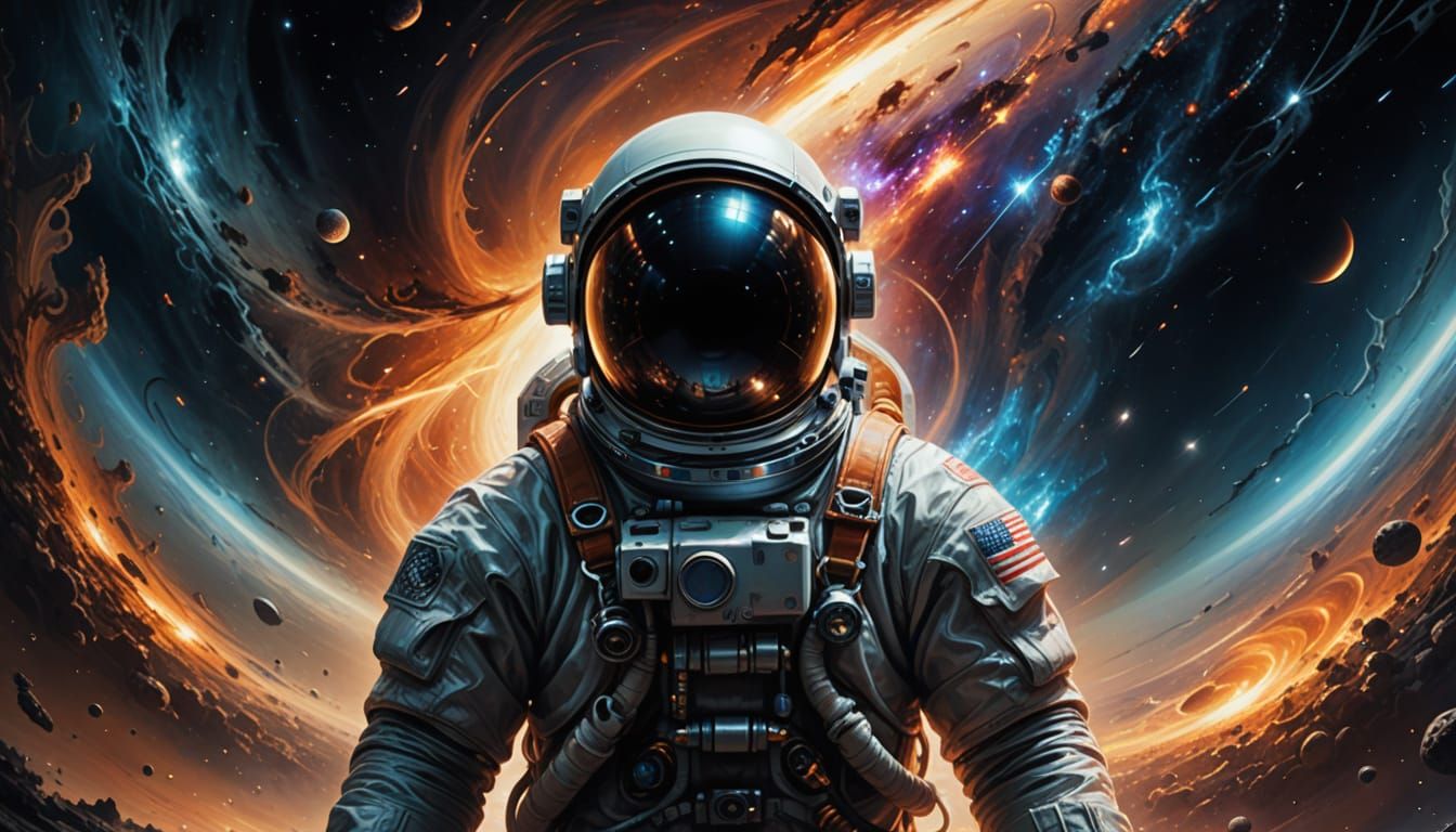 Chaotic divine cosmos  by @StormbornXL