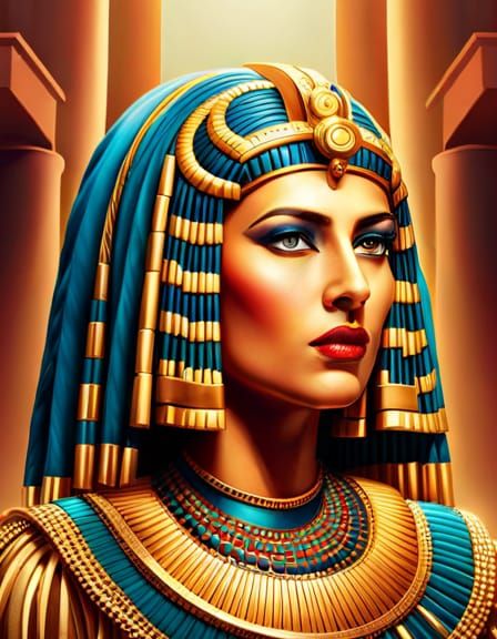 Cleopatra - AI Generated Artwork - NightCafe Creator