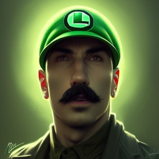 Luigi Ai Generated Artwork Nightcafe Creator 9255