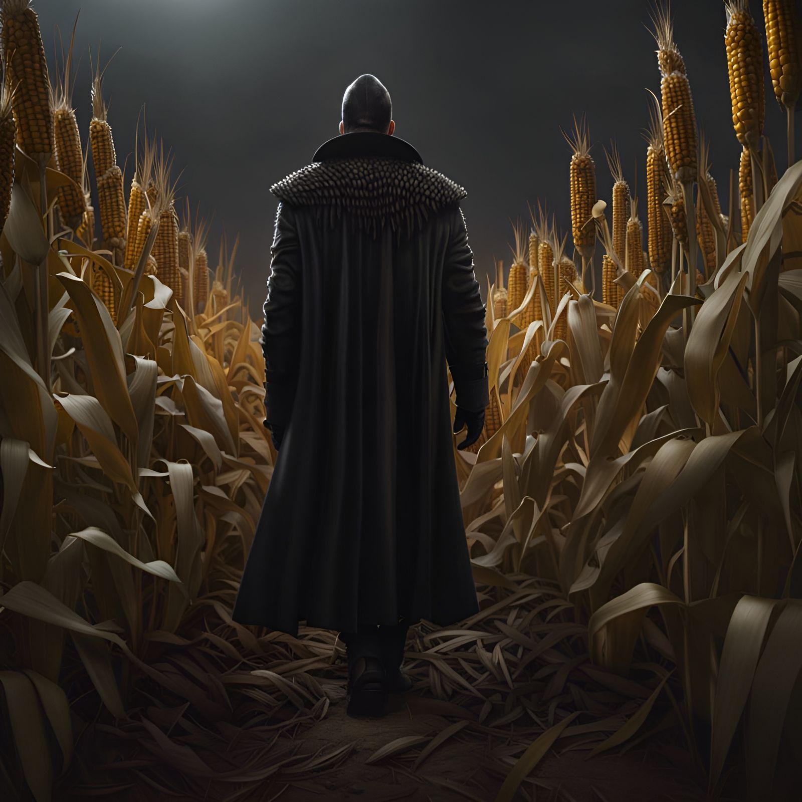 He who walks behind the rows AI Generated Artwork NightCafe Creator