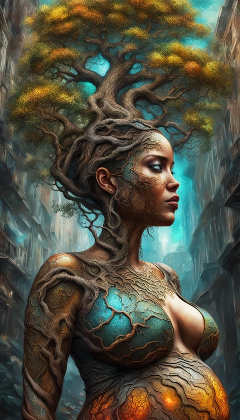earth goddess of creation  by @MJanos_89