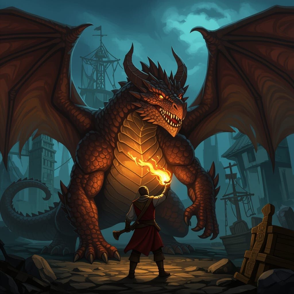 The Last Dragon And Its Guardian