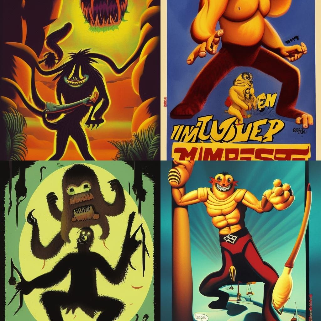 Monkey Monster from the Planet Jupiter!