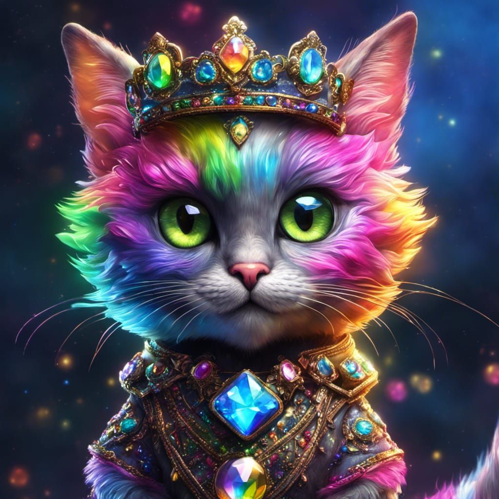 Sparkle Kitten 3 AI Generated Artwork NightCafe Creator