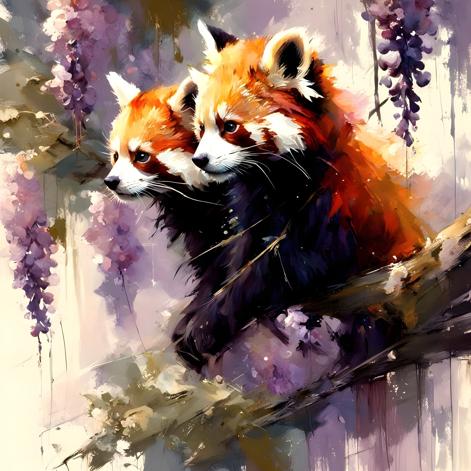 Baby Red Pandas   by @Greg