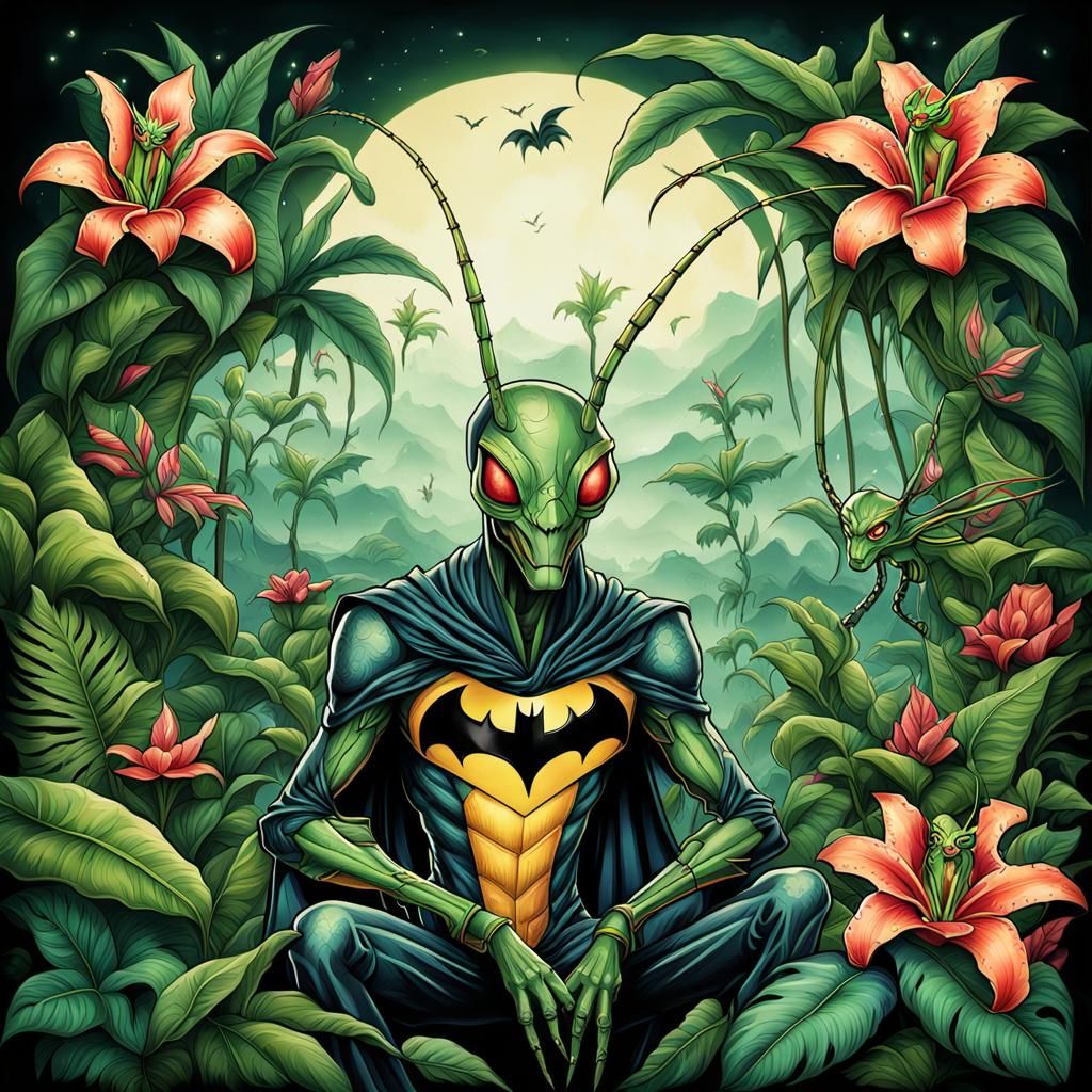Batman Praying Mantis