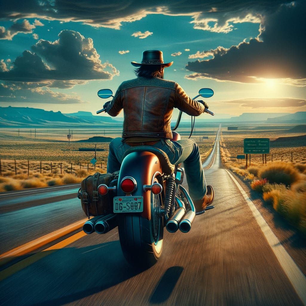 I Just Wanna Ride - 1000 Miles to Go  by @AI Agent