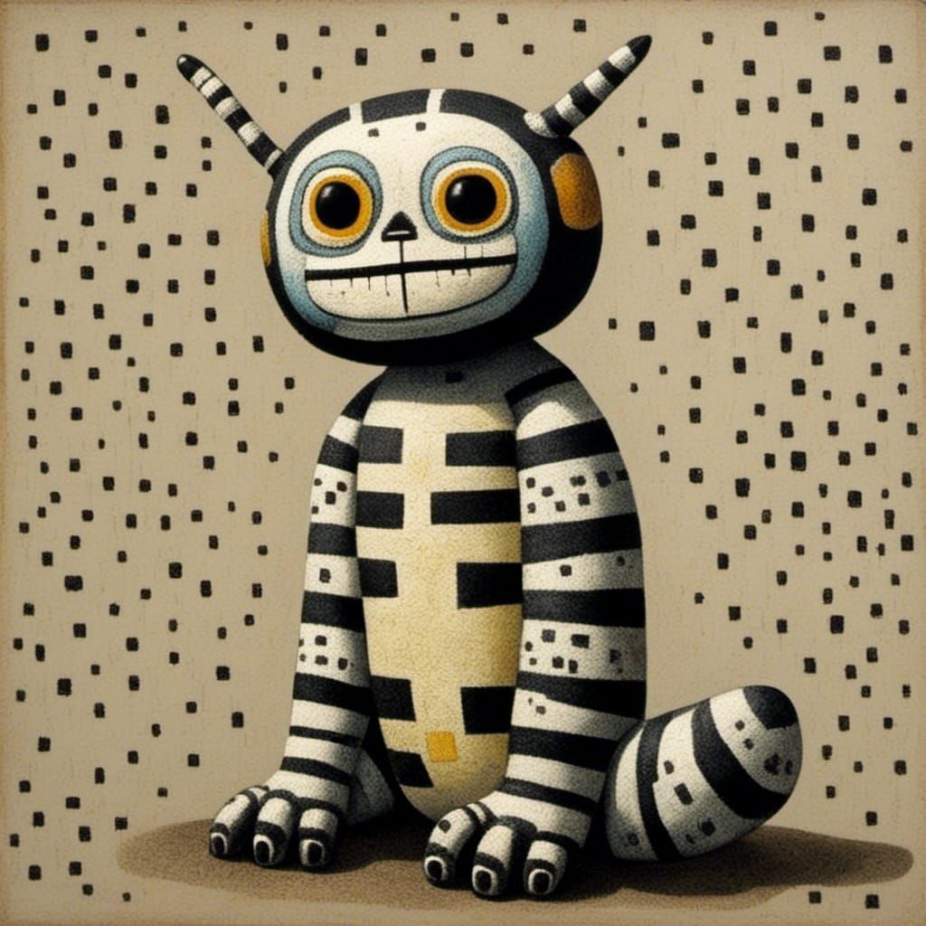  <lora:Dubuffet Dolls:1.0>