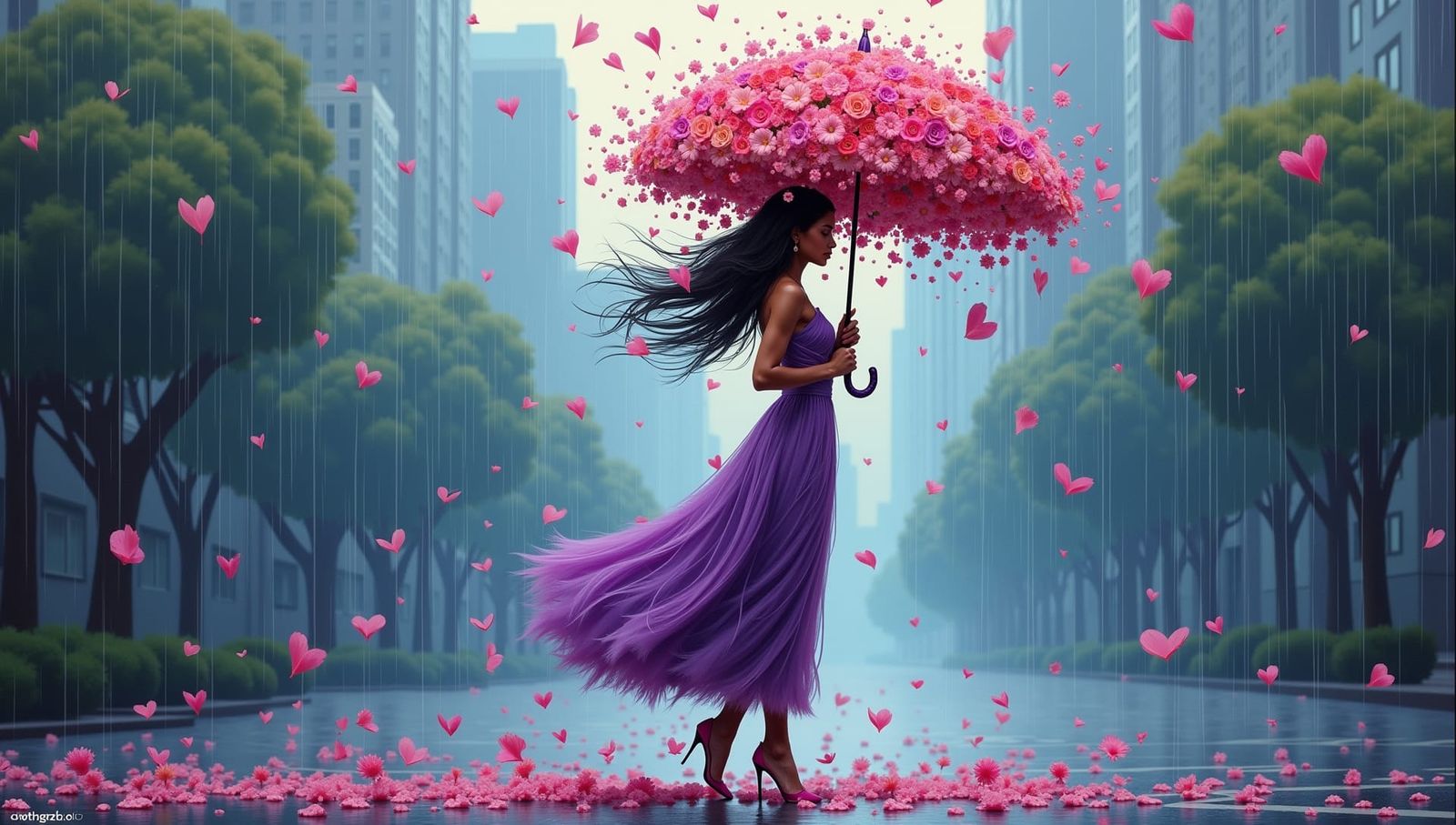 Sakura Umbrella