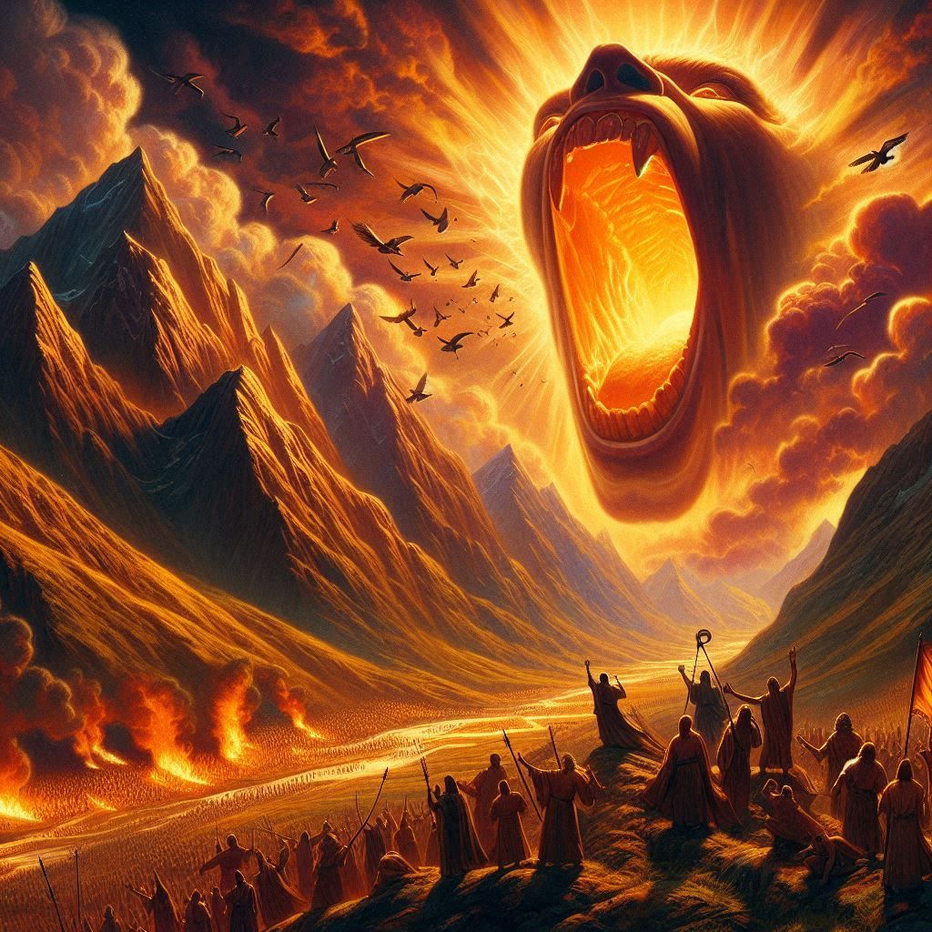 Shout it!  Go on scream it from the mountains!  Go on and tell it to the masses!  That He is God!