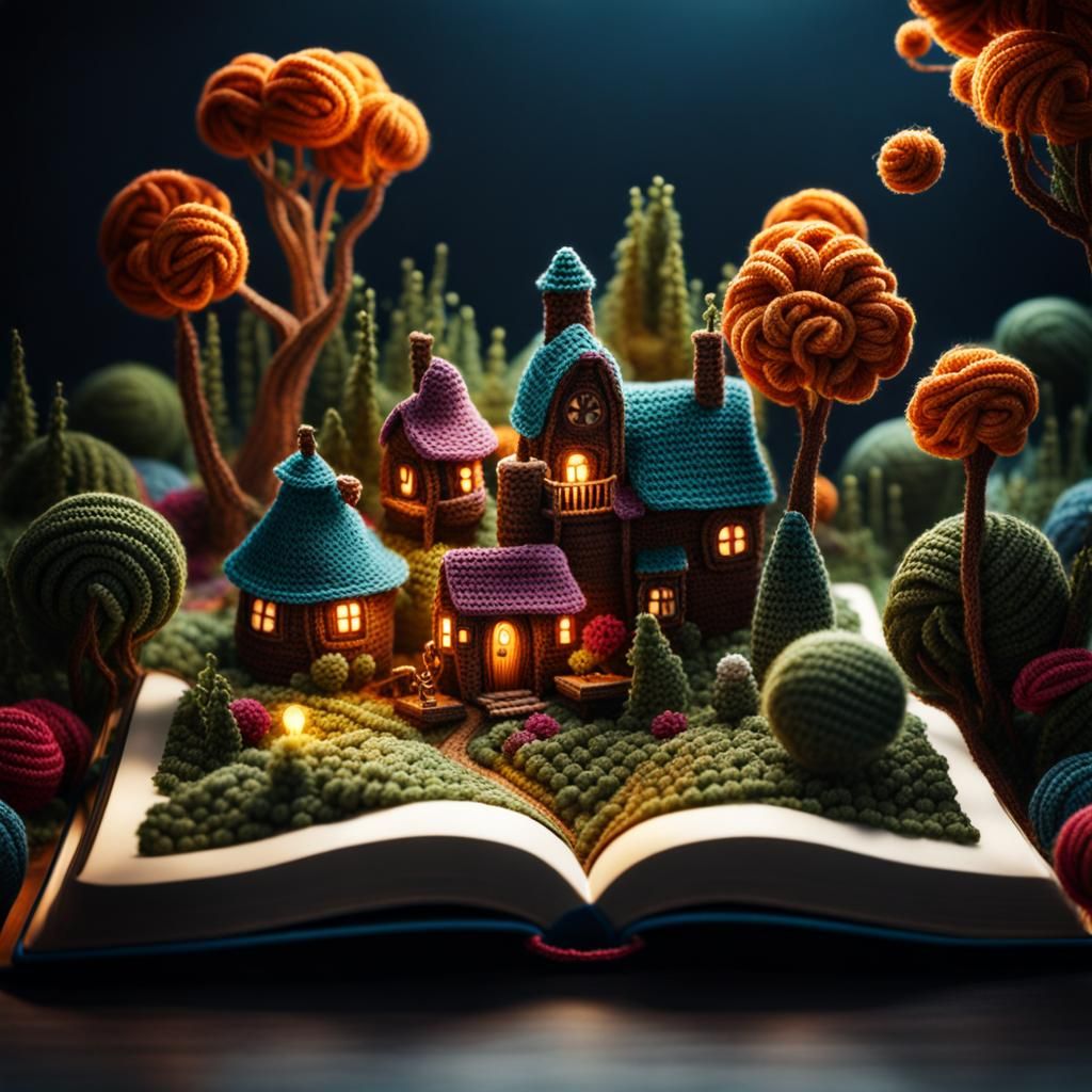 Crochet Village  by @Kira Meridian-Stark