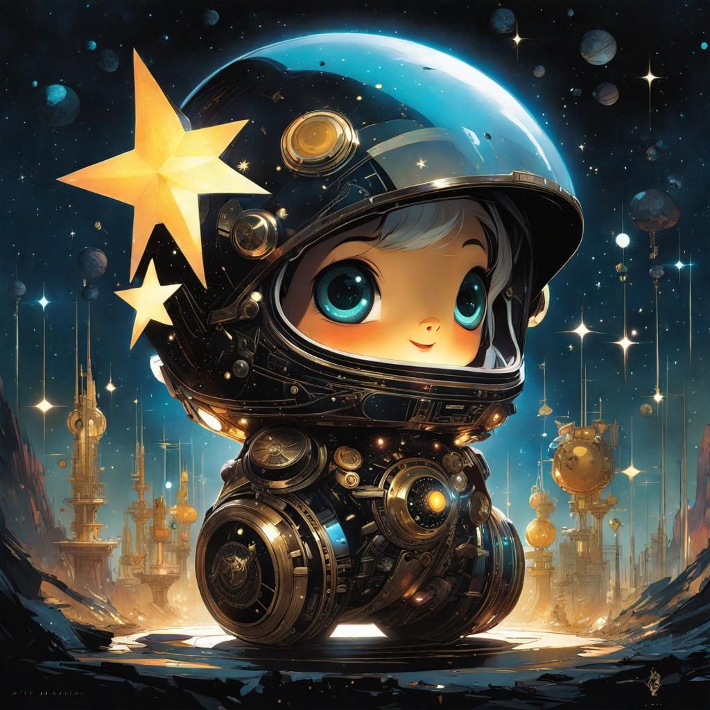 adorable little Star baby