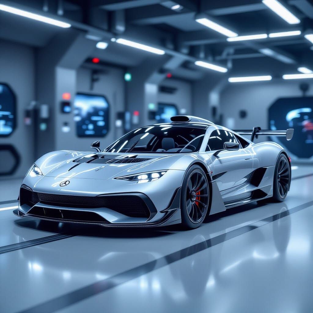 Mercedes AMG ONE in Space