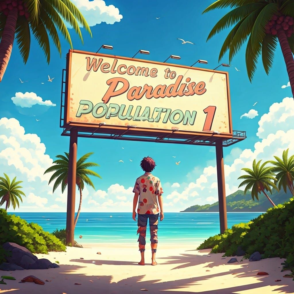 Lonely in Paradise   by @Sciapod 