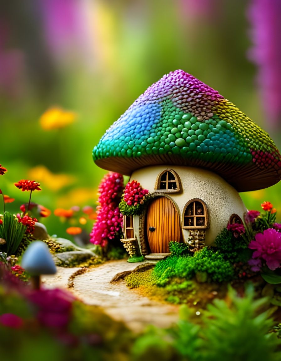 The Home of Papa Smurf  by @Art of Art