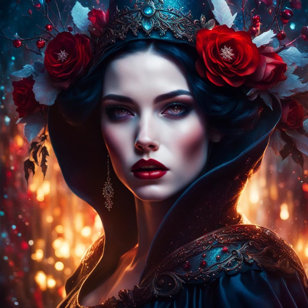 Evil Snow White - Ai Generated Artwork - Nightcafe Creator