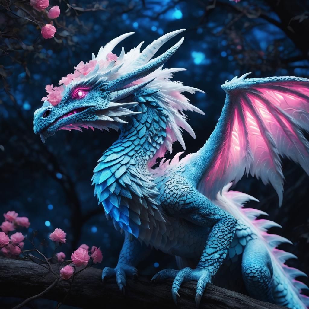 White Dragon - AI Generated Artwork - NightCafe Creator