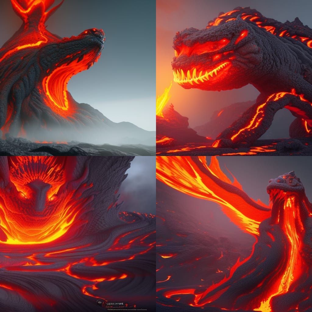 demon lava monster