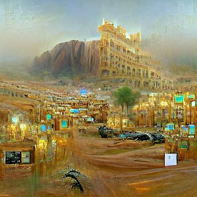 Saudi Arabian Town