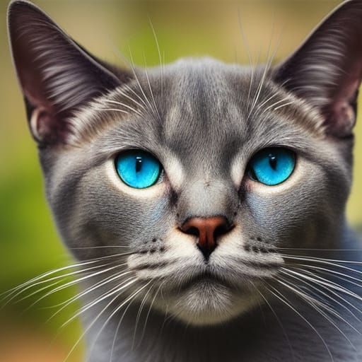 champion male blue classic Abyssinian