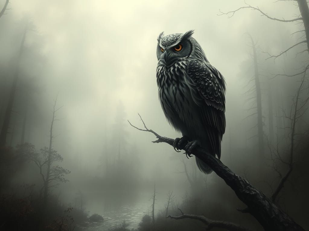 foggy forest  by @BrainStorm