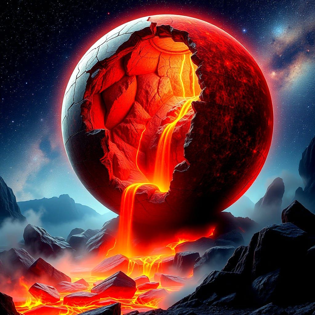 Sphere of fire  by @Neverland