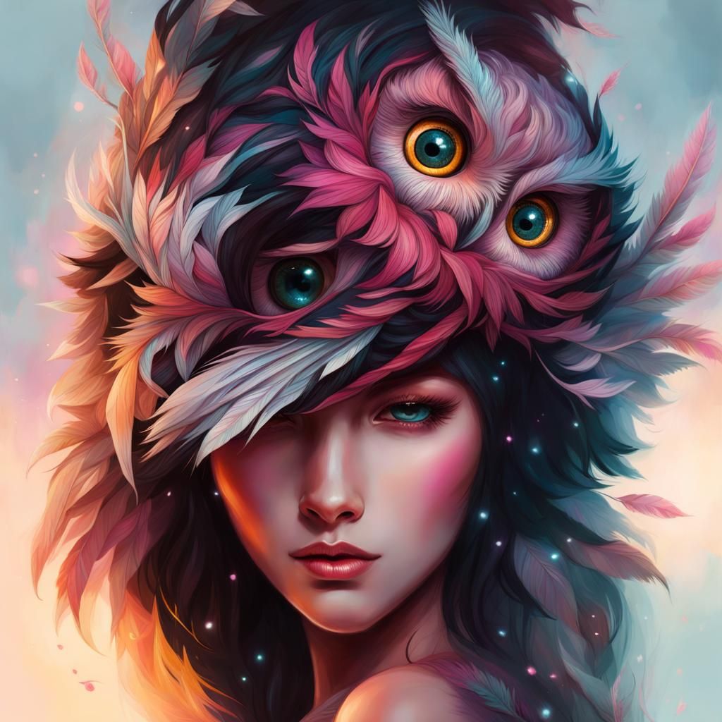 Owl hat AI Generated Artwork NightCafe Creator