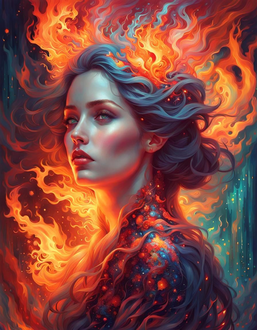 On Fire - AI Generated Artwork - NightCafe Creator