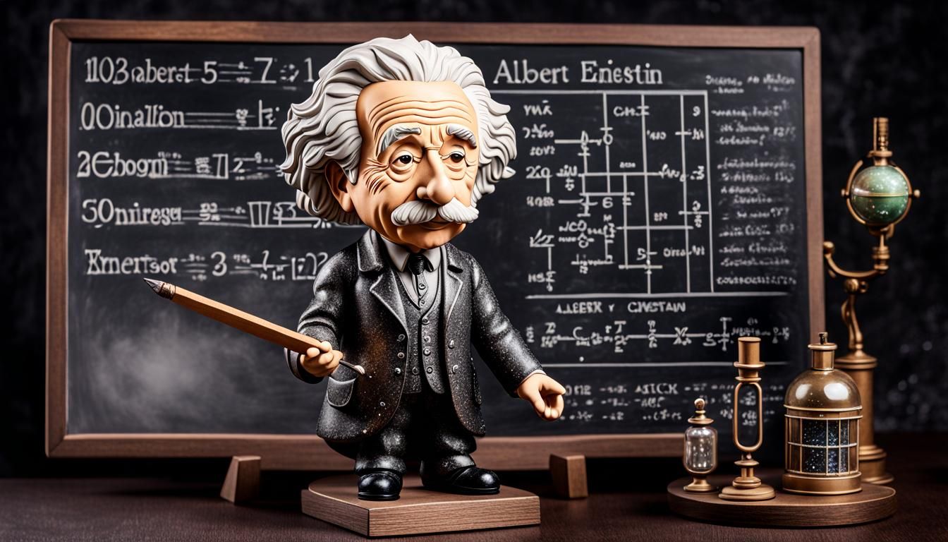 Einstein bobblehead  by @MacMikkola