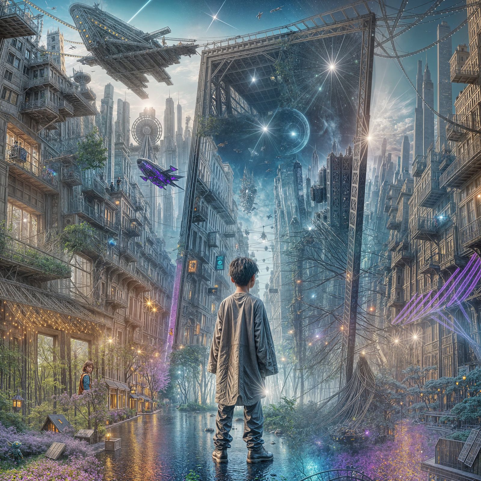 Two worlds, one reflection  by @SwordAndFaith