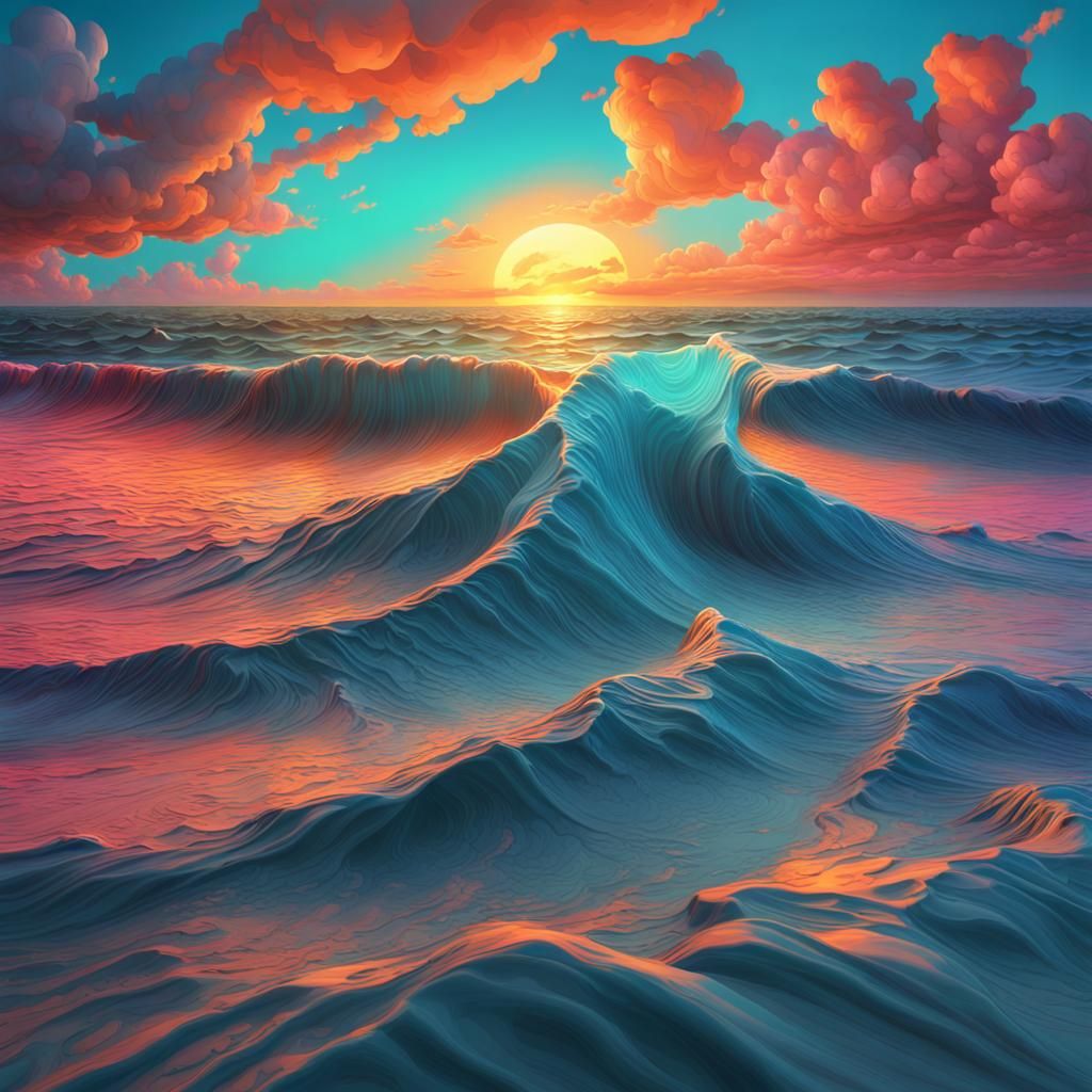 Sunset Sea